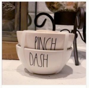 🚨SOLD🚨. RAE DUNN HERBAL PINCH,& DASH SPICE BOWLS